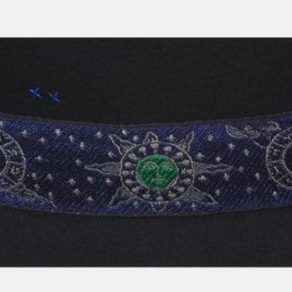 LACK OF COLOR BENSON-TRI ZODIAC BLACK GAUCHO HAT SMALL NWT main image 8
